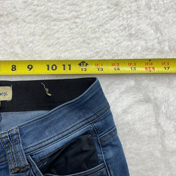 Democracy Ab Technology Jeans Women's Size 4 Dark Wash Blue Denim High Rise - Picture 7 of 8